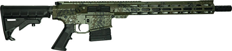Great Lakes Firearms & Ammo GLFA AR10 Rifle 308 Bundle with 16-Inch Barrel and Camouflage Finish