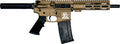 Great Lakes Firearms & Ammo GL15223P BRZ AR-15 Pistol in 223 Rem/5.56 NATO with Bronze Finish