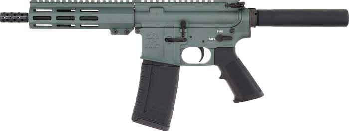 Great Lakes Firearms & Ammo GL15223P CHG AR-15 Pistol in 223 Rem/5.56 NATO, Green Finish