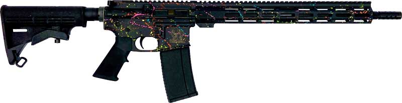 Great Lakes Firearms & Ammo GL15223 S-BLK AR-15 Style Rifle in 223 Rem/5.56 NATO with Cerakote Finish