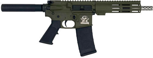 Great Lakes Firearms & Ammo GL15223SSP ODG AR-15 Pistol in 223 Rem/5.56 NATO with Purple Frame and Slide