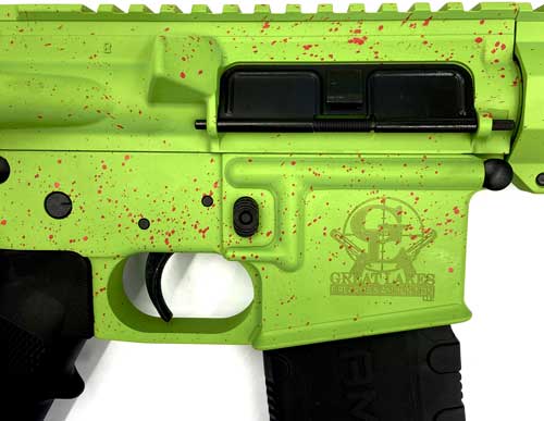 Great Lakes Firearms & Ammo GL15223 S-ZOM AR-15 Style 5.56 NATO Rifle with Cerakote Finish