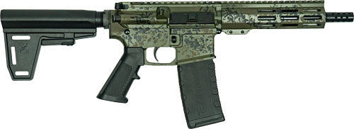 Great Lakes Firearms & Ammo GL15LGRN-Pistol Bundle AR-15 in 223 Rem/5.56 NATO with Camouflage Finish