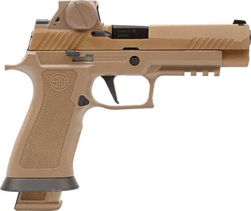 SIG Sauer M17 X Series Rx 9mm Semi-Auto Pistol with 4.7-Inch Barrel and 21-Round Capacity and Coyote Finish