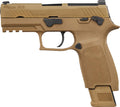 SIG Sauer M18 Commercial 9mm Semi-Auto Pistol with 3.9-Inch Barrel and 10-Round Capacity and Coyote Finish
