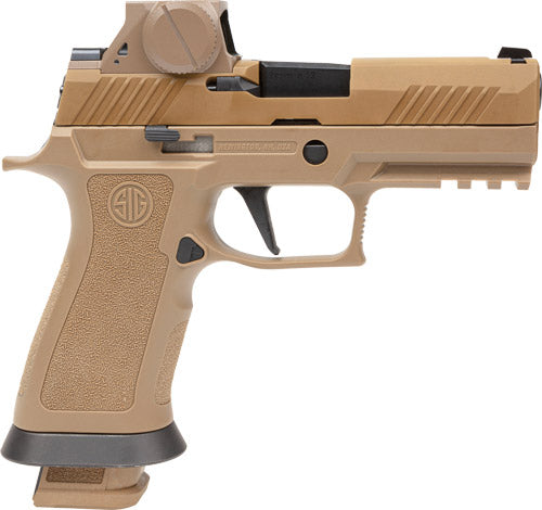 SIG Sauer M18 X Series Rx 9mm Semi-Auto Pistol with 3.9-Inch Barrel and 21-Round Capacity and Coyote Finish