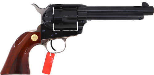 Cimarron Pistoleer .357 Magnum / .38 Special Revolver with Blue Finish and Wood Grips