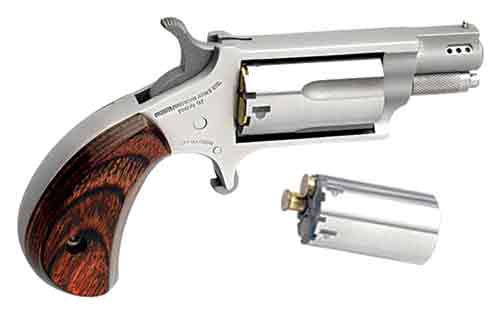 North American Arms NAA22MSCP Mini-Revolver Combo with 1.1-Inch Ported Barrel and Stainless Finish