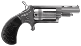 North American Arms NAA Mini-Revolver Wasp .22 WMR with 1.65-inch Stainless Barrel and Rubber Grips