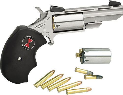 North American Arms Black Widow Combo .22 LR/ WMR with 2-Inch Heavy Vent Barrel
