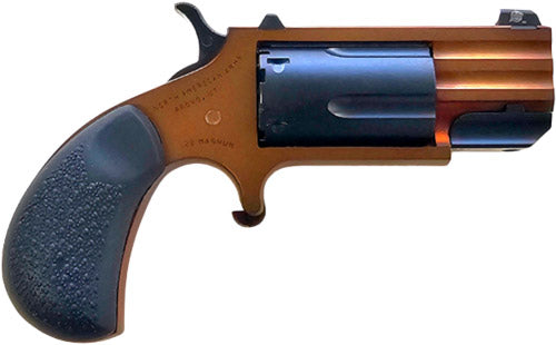 North American Arms NAA-PUG-DUSK Mini-Revolver 22 WMR with Stainless Barrel and Rubber Grips