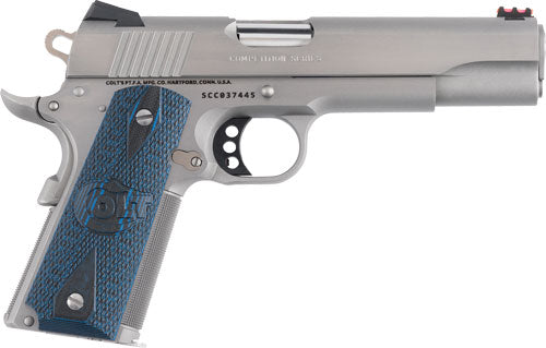 Colt Competition .38 Super 5-inch Stainless Steel Semi-Auto Pistol with Adjustable Sights