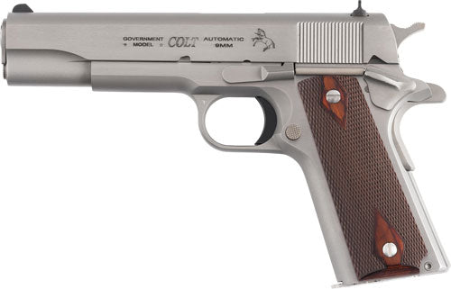 Colt Government 1911 9mm Semi-Auto Pistol with 5-Inch Stainless Steel Barrel
