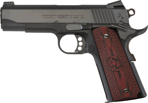 Colt Lightweight Commander 1911 Series .45 ACP Semi-Auto Pistol with Blued Finish and 4.25-Inch Barrel