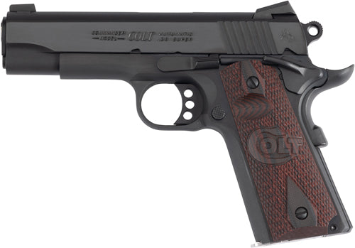 Colt Combat Commander 38 Super Semi-Auto Pistol with G10 Grip and Adjustable Sights