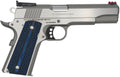 Colt Gold Cup Lite .38 Super 5-Inch Semi-Auto Pistol with Stainless Finish and G10 Blue Grips