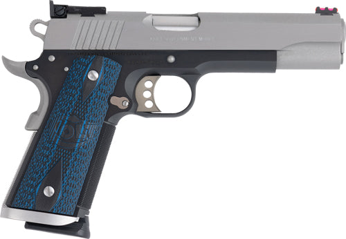 Colt Gold Cup Trophy 45 ACP 5-inch Semi-Auto Pistol with Blue G10 Grips and Adjustable Sights
