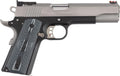 Colt Gold Cup Lite .38 Super Semi-Auto Pistol with G10 Blue Checkered Grip and Fiber Optic Sights