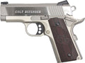 Colt Defender 45 ACP 3-inch Semi-Auto Pistol with Stainless Steel Finish and Black Cherry G10 Grips