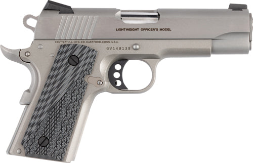 Colt Lightweight Officer 45 ACP Semi-Auto Pistol with Stainless Steel Frame and Fixed Sights