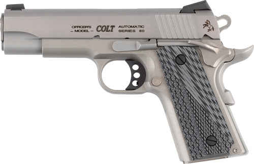 Colt Lightweight Officer 45 ACP Semi-Auto Pistol with Stainless Steel Frame and Fixed Sights