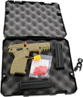 Kel-Tec P17 22LR Tan Semi-Auto Pistol with 3.93-Inch Barrel and Fiber Optic Sights