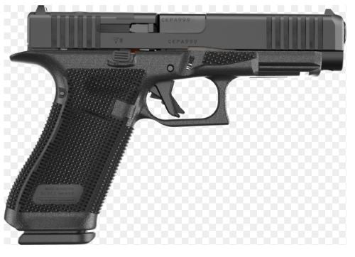 Glock 17 Gen 6 FS 9mm Pistol with 3 Magazines – Black Polymer Frame and Fixed Sights