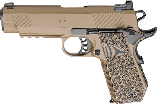 Springfield Armory 1911 Trp .45 ACP Semi-Auto Pistol with 4.25-Inch Barrel and 7-Round Capacity and Coyote Finish
