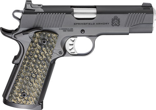 Springfield Armory 1911 Trp .45 ACP Semi-Auto Pistol with 4.25-Inch Barrel and 8-Round Capacity and Black Finish
