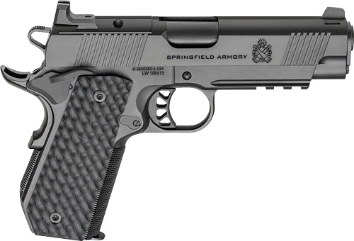 Springfield Armory 1911 Trp 9mm AOS Semi-Auto Pistol with 4.25-Inch Barrel and 9-Round Capacity and Black Finish