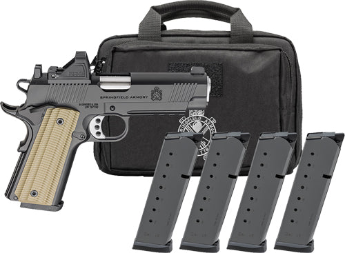 Springfield Armory 1911 Operator AOS .45 ACP Semi-Auto Pistol with 4.25-Inch Barrel and 8-Round Capacity