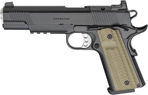 Springfield Armory 1911 Operator AOS 9mm Semi-Auto Pistol with 5-Inch Barrel and 9-Round Capacity and Black Finish