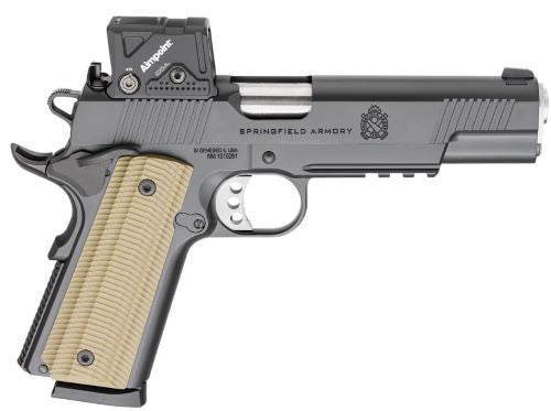 Springfield Armory 1911 Operator AOS .45 ACP Semi-Auto Pistol with 5-Inch Barrel and 8-Round Capacity and Black Finish