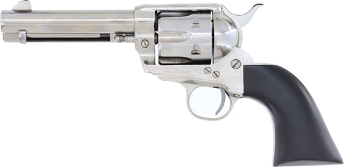 Cimarron Holy Smoker .45 Long Colt Revolver with Nickel Finish and Wood Grips