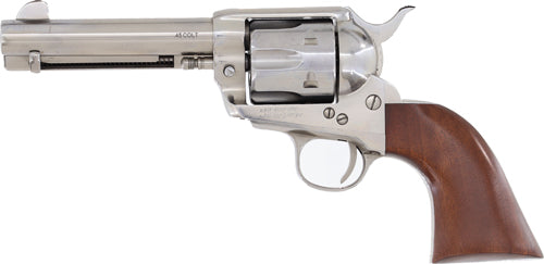 Cimarron Man with No Name .357 Magnum Revolver - Nickel Finish, 4.75 Inch Barrel
