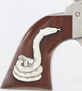 Cimarron Man with No Name .45 Long Colt Revolver – Pre-War Nickel Finish and Wood Grips