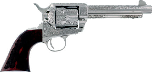 Cimarron Buffalo Bill Cody .45 Long Colt Revolver with Nickel Finish and 5.5-Inch Barrel