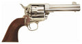 Cimarron Frontier .45 Colt Revolver with 4.75-Inch Stainless Barrel and Walnut Grip