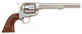 Cimarron Frontier .45 Long Colt Revolver with Stainless Finish and Wooden Grips