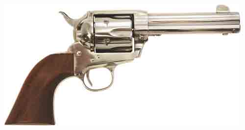 Cimarron Frontier .357 Magnum / .38 Special Revolver with 5.5-Inch Stainless Barrel and Walnut Grip