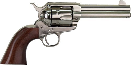 Cimarron Pistolero .22 Long Rifle Revolver with Nickel Finish and Walnut Grips