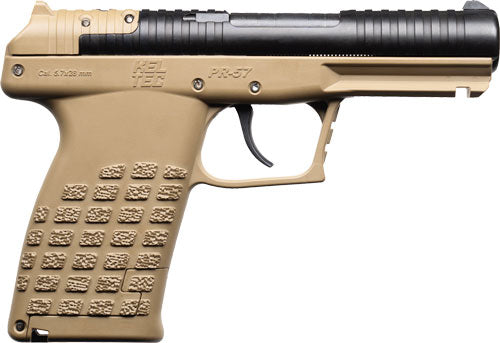 Kel-Tec PR-57 5.7x28mm Semi-Auto Pistol with 20-Round Magazine, Tan Finish