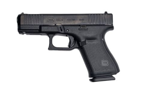 Glock 19 V 9mm Luger FS Semi-Auto Pistol with 15-Round Capacity and Black Finish