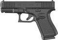 Glock 23 MOS V .40 S&W FS Semi-Auto Pistol with 10-Round Capacity and Black Finish