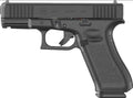 Glock 45 V 9mm Fixed Sight Semi-Auto Pistol with 10-Round Capacity