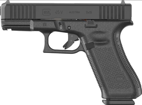 Glock 45 V 9mm Fixed Sight Semi-Auto Pistol with 17-Round Capacity
