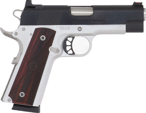 Springfield Armory 1911 Ronin 9mm Semi-Auto Pistol with 4-Inch Barrel and 10-Round Capacity and Stainless Finish