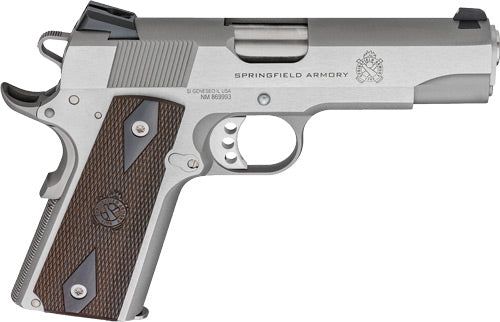 Springfield Armory 1911 Garrison 4.25 .45 ACP Semi-Auto Pistol with 7-Round Capacity and Stainless Finish