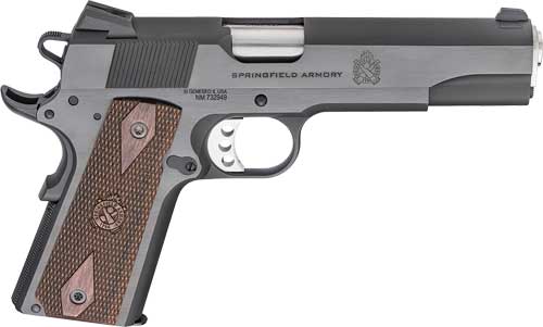 Springfield Armory 1911 Garrison 9mm Semi-Auto Pistol with 5-Inch Barrel and 9-Round Capacity and Blued Finish