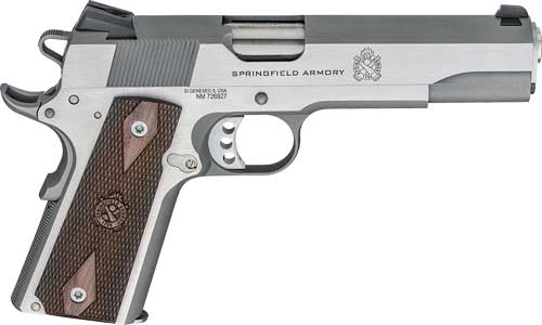 Springfield Armory 1911 Garrison 9mm Semi-Auto Pistol with 5-Inch Barrel and 9-Round Capacity and Stainless Finish
